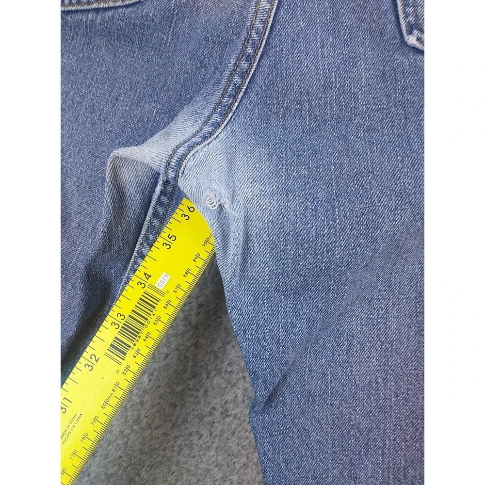 Levis 550 Relaxed Fit Blue Denim Jeans Mens 36x29 Medium Wash Tapered Leg 00550